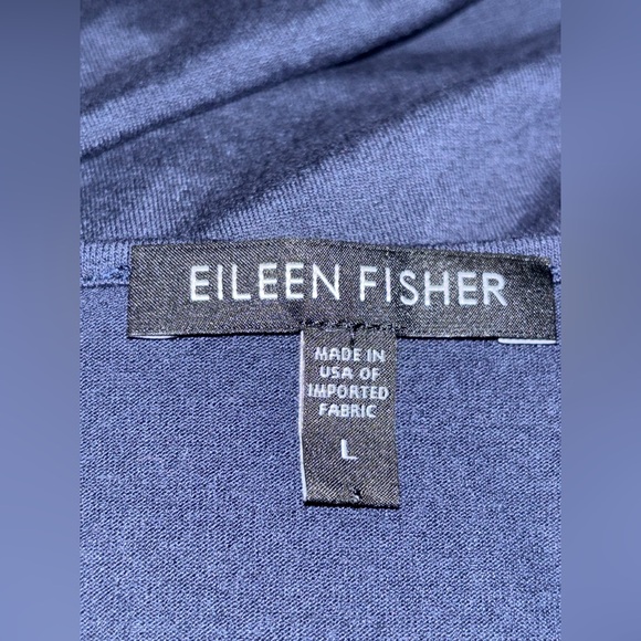 Eileen Fisher Rayon Dress Women L Mature Career Office Work Closet Essential - Picture 3 of 10